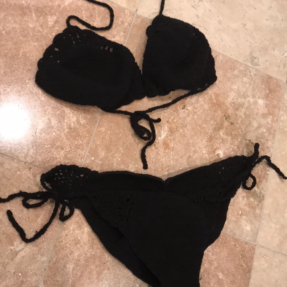 Crochet Black Bikini